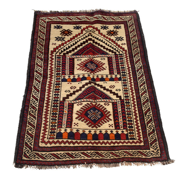 Handmade Prayer Rug 2' 4" x 3' 9" - No. AL95478
