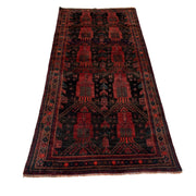 Persian Baluchi Runner Rug  3' 10" x 9' 8" - No. AL31140