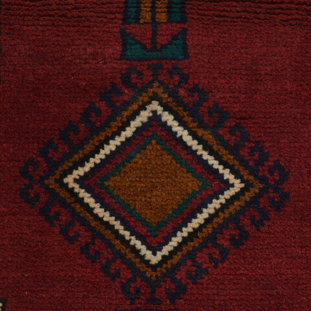 Hand Knotted Baluchi Rug 3' 3" x 4' 4" - No. AL94807
