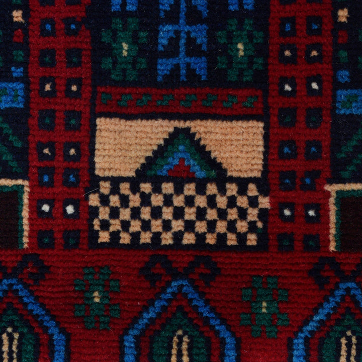 Hand Knotted Baluchi Rug 2' 11" x 4' 5" - No. AL38140