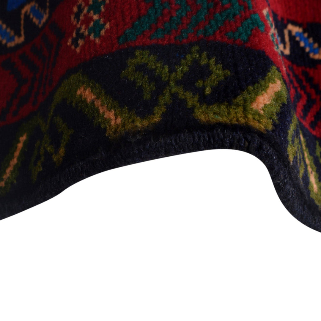 Red Baluchi Rug 3' 4" x 4' 9" - No. AL33321