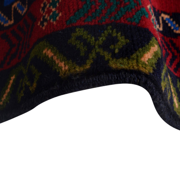 Red Baluchi Rug 3' 4" x 4' 9" - No. AL33321