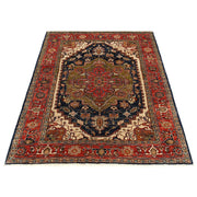 Hand Woven Heriz Design Carpet 3' 11" x 5' 9" - No. AL98569