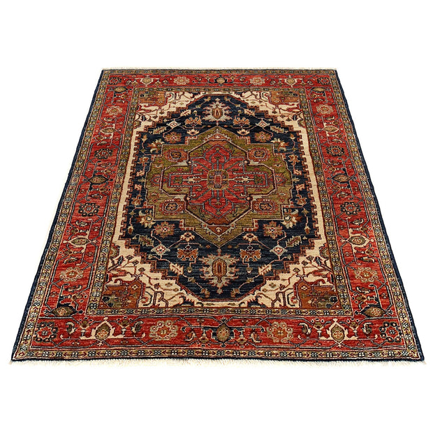 Hand Woven Heriz Design Carpet 3' 11" x 5' 9" - No. AL98569