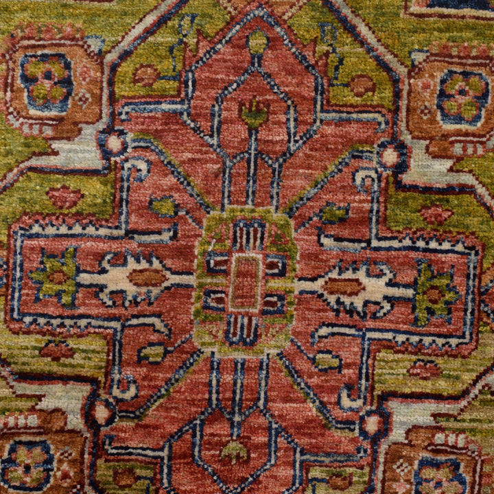 Hand Woven Heriz Design Carpet 3' 11" x 5' 9" - No. AL98569