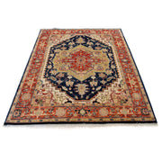 Hand Knotted Heriz Rug 4' 10" x 6' 4" - No. AL30907