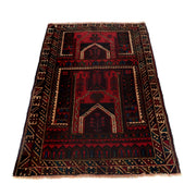 Handmade Prayer Rug 3' 1" x 5' 4" - No. AL61438