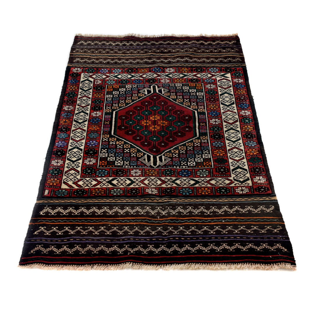 Hand Knotted Baluchi Rug 3' 1" x 4' 11" - No. AL80870
