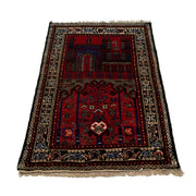 Hand Knotted Prayer Rug 2' 7" x 3' 9" - No. AL93480