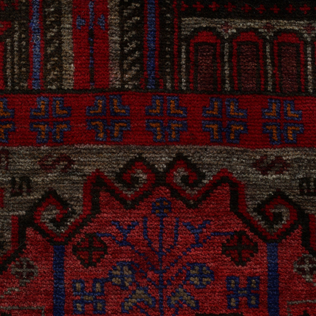 Hand Knotted Prayer Rug 2' 7" x 3' 9" - No. AL93480