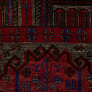 Hand Knotted Prayer Rug 2' 7" x 3' 9" - No. AL93480