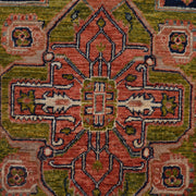 Hand Knotted Persian Design Heriz Rug 4' 1" x 6' 0" - No. AL63260