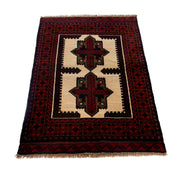 Traditional Baloch Rug 2' 9" x 4' 2" - No. AL56428