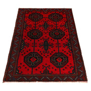 Traditional Baloch Rug 3' 1" x 4' 5" - No. AL43197
