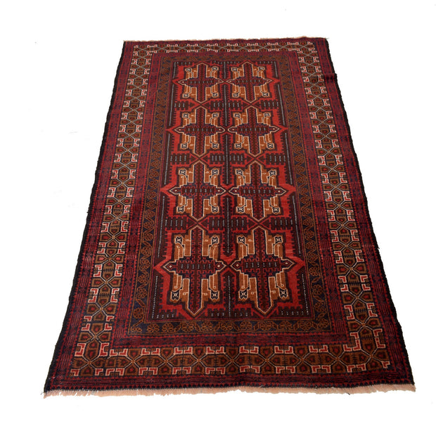 Baluch Short Rug 3' 7" x 6' 7" - No. AL82607