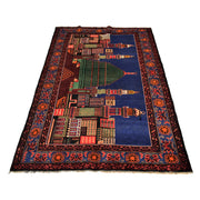 Handmade Pictorial Carpet 3' 11" x 6' 6" - No. AL70863