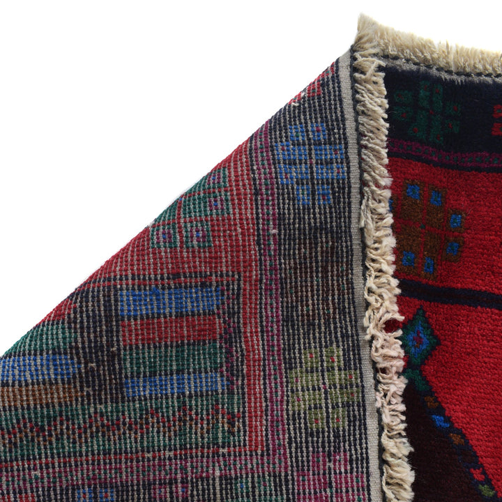 Red Baluchi Rug 3' 0" x 4' 2" - No. AL82728