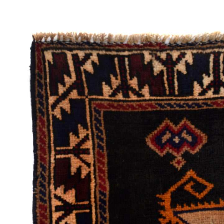 Afghan Prayer Rug 3' 0" x 4' 10" Hand-Knotted view