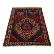Muslim Prayer Rug 3' 3" x 4' 9" - No. AL77414