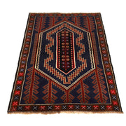 Traditional Baloch Rug 3' 3" x 4' 8" - No. AL55446
