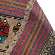 Handcrafted Afghan War Rug 4' 6" x 6' 1" - No. AL17903