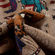 Handcrafted Afghan War Rug 4' 6" x 6' 1" - No. AL17903