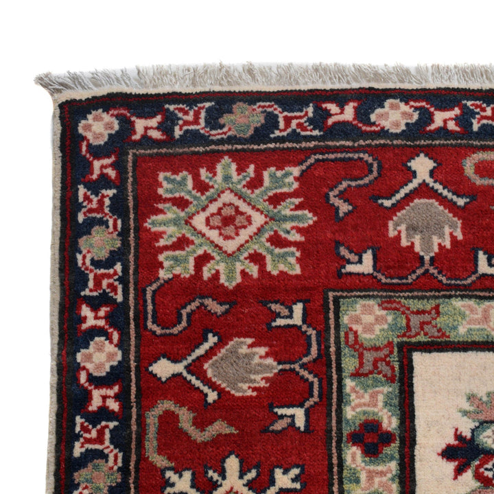 Hand knotted Kazak Carpet 5' 0" x 6' 2" - No. AL35314