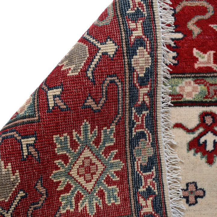 Hand knotted Kazak Carpet 5' 0" x 6' 2" - No. AL35314
