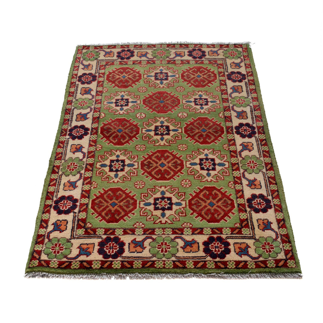Handmade Kazak Area Rug 2' 8" x 4' 1" - No. AL52967