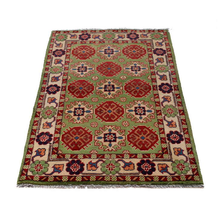 Handmade Kazak Area Rug 2' 8" x 4' 1" - No. AL52967