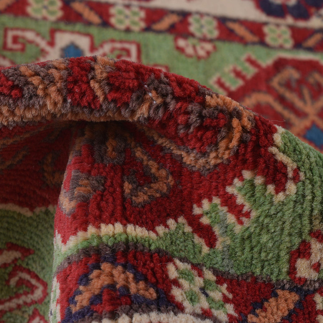 Handmade Kazak Area Rug 2' 8" x 4' 1" - No. AL52967