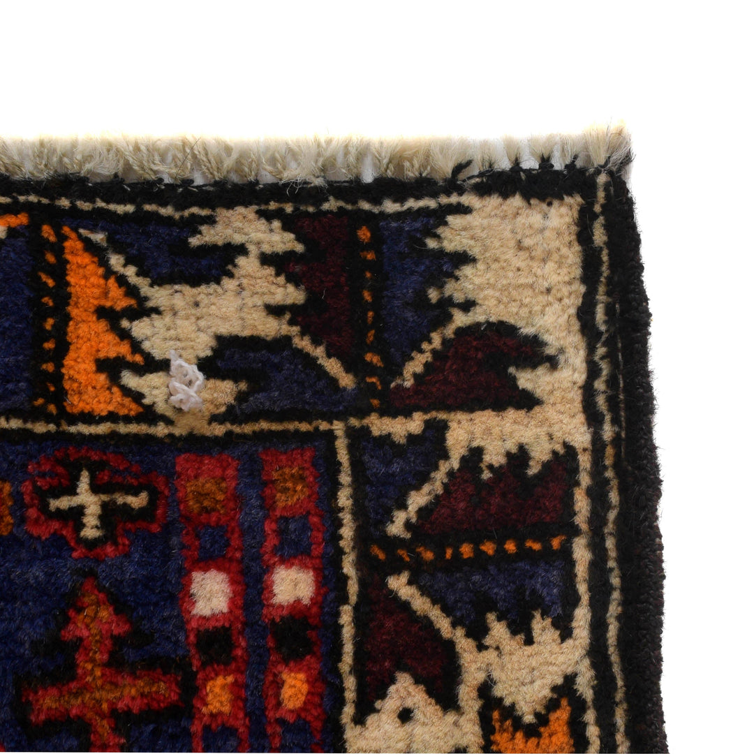 Afghan Prayer Rug 3' 0" x 4' 9" Hand-Knotted | No. AL78902