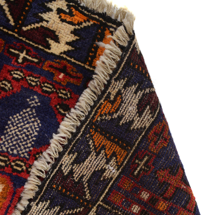 Afghan Prayer Rug 3' 0" x 4' 9" Hand-Knotted | No. AL78902