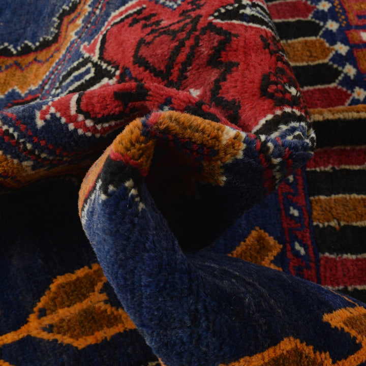 Afghan Prayer Rug 3' 0" x 4' 9" Hand-Knotted | No. AL78902
