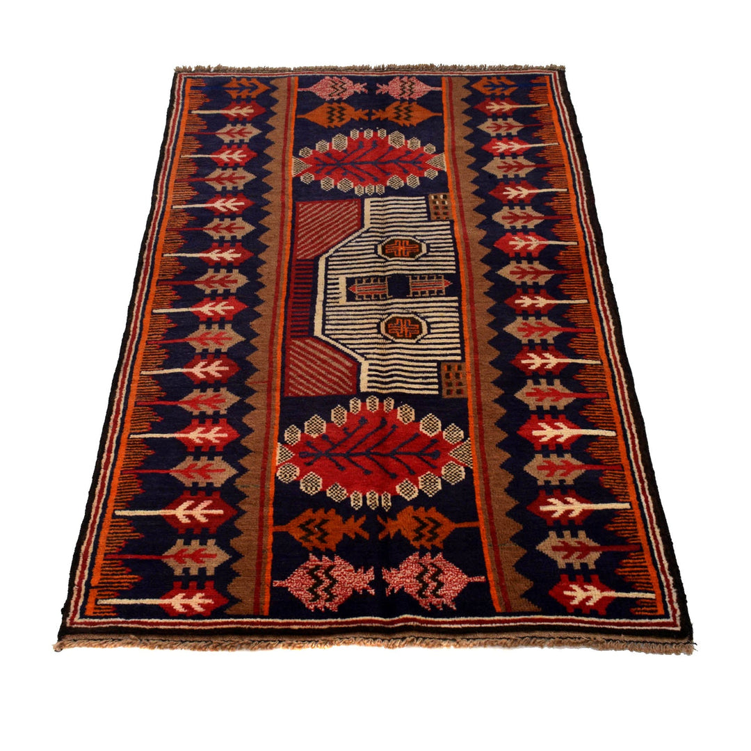 Traditional Baloch Rug 3' 0" x 4' 6" - No. AL15620