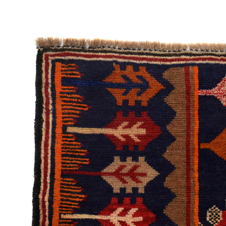 Traditional Baloch Rug 3' 0" x 4' 6" - No. AL15620