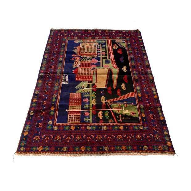 Handmade Pictorial Carpet 4' 3" x 6' 6" - No. AL32504