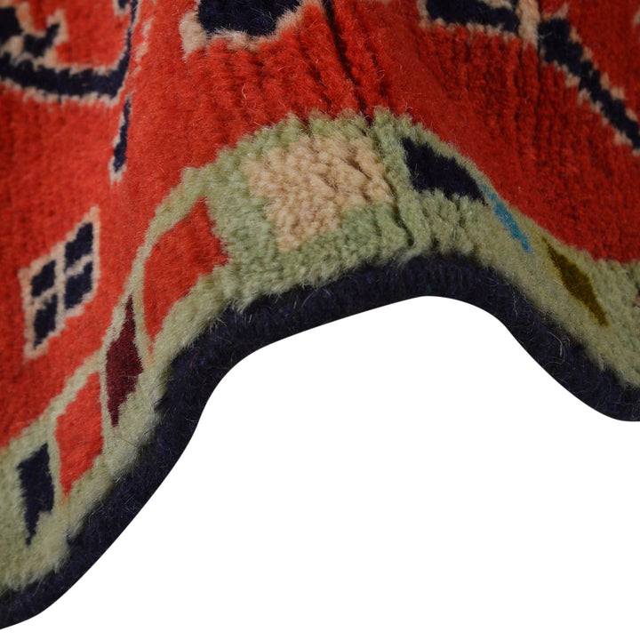 Hand Knotted Kohistani Carpet 5' 6" x 7' 8" - No. AL41554