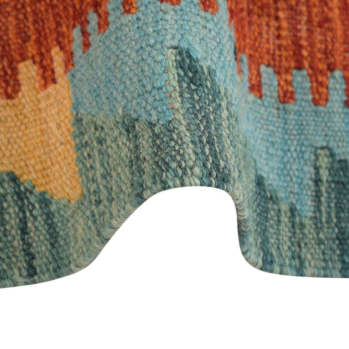 Hand Knotted Afghan Style Kilim 1' 10" x 6' 6" - No. AL71905