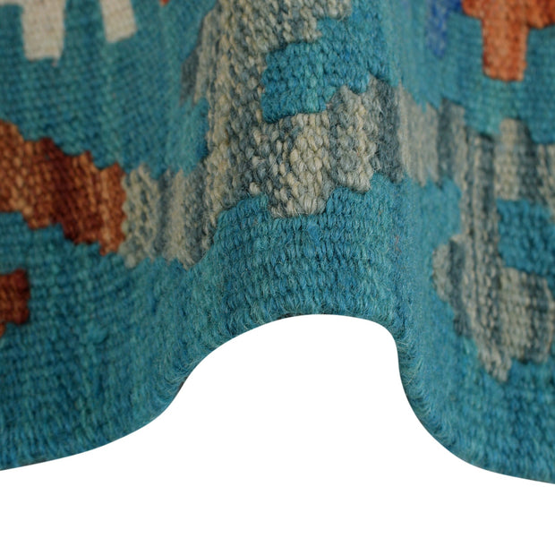 Hand Woven Wool Kelim 1' 10" x 6' 7" - No. AL32091