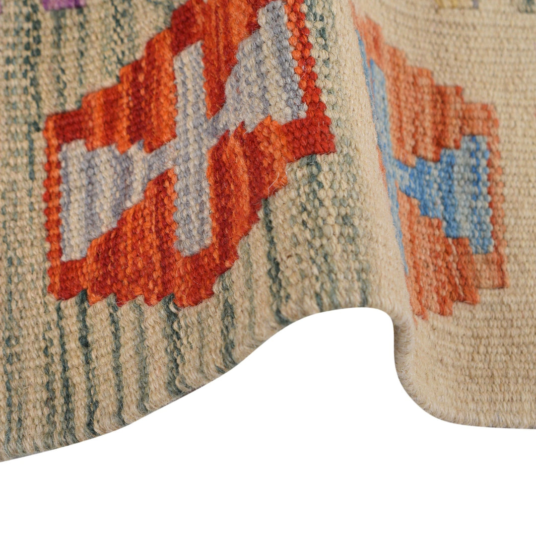 Hand Knotted Flatweave Kilim Runner 2' 6" x 9' 4" - No. AL60423