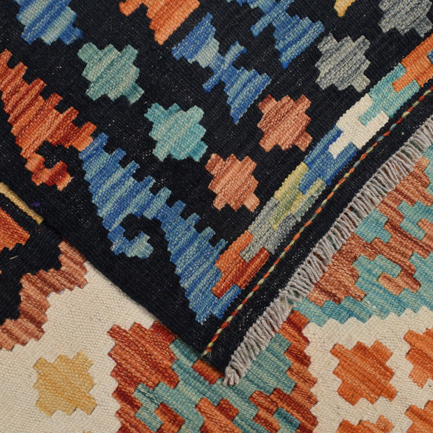 Handmade Turkish Design Wool Kilim 8' 3" x 9' 9" - No. AL30642