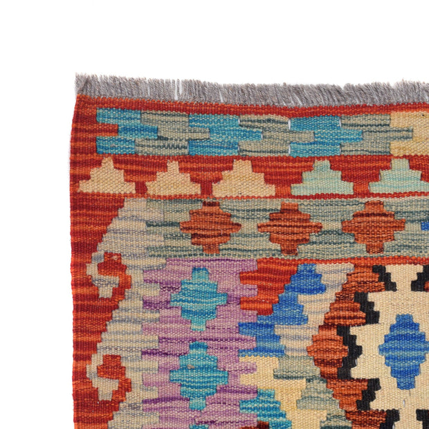 Hand Made Afghan Kilim Runner 2' 9" x 9' 9" - No. AL86529