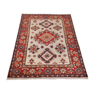Hand Knotted Kazak Oriental Rug 3' 2" x 4' 10" - No. AL58183