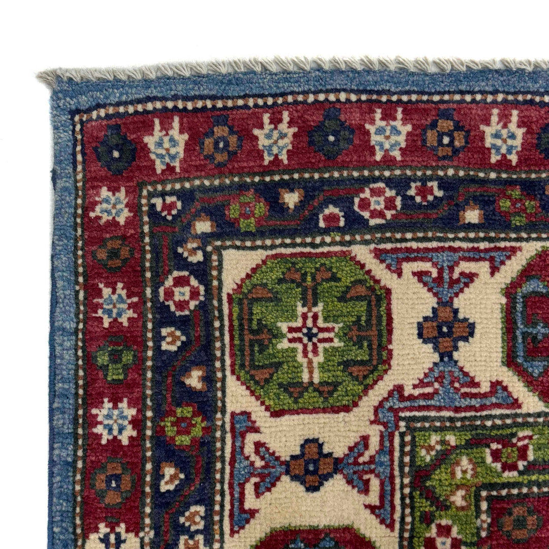 Blue Color Kazak Rug 4' 9" x 7' 10" - No. AL86632