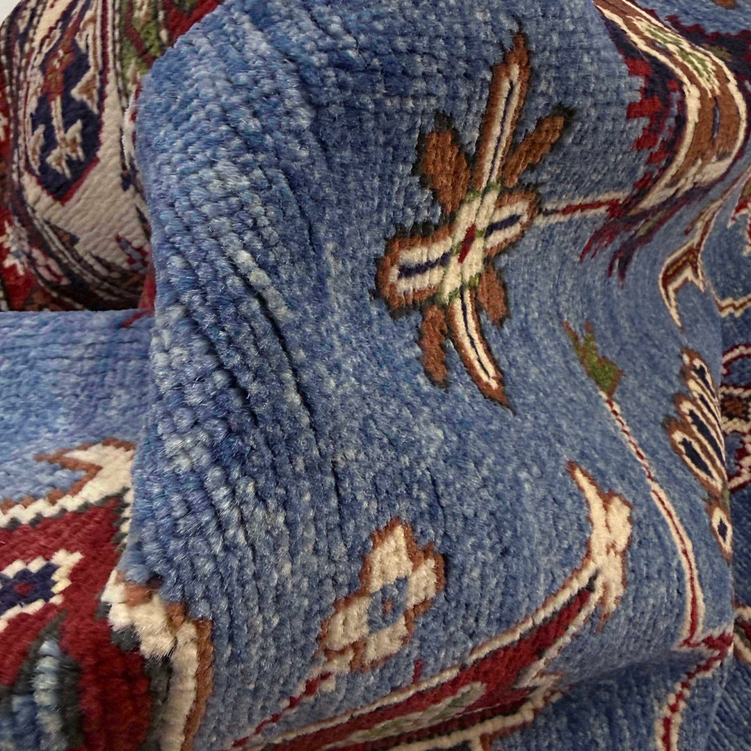 Blue Color Kazak Rug 4' 9" x 7' 10" - No. AL74468