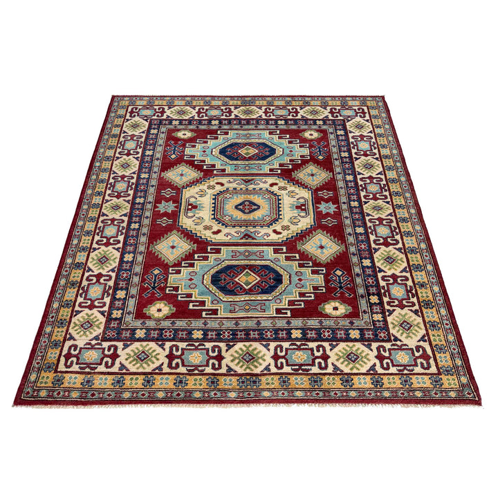 Hand knotted Kazak Rugs 5' 0" x 6' 6" - No. AL83258