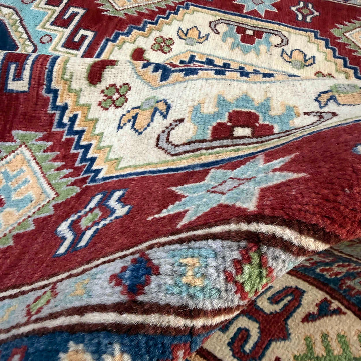 Hand knotted Kazak Rugs 5' 0" x 6' 6" - No. AL83258
