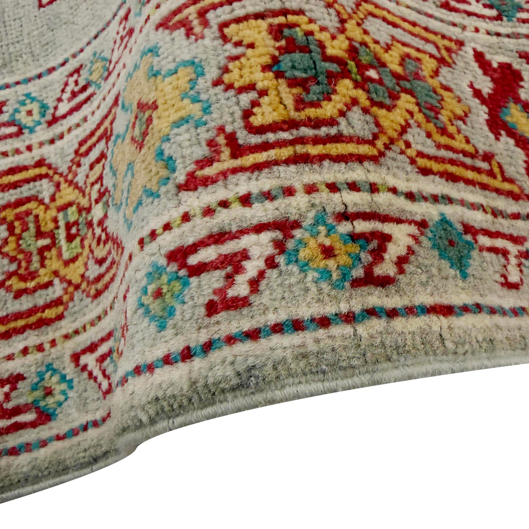 Hand knotted Kazak Carpet 4' 2" x 5' 8" - No. AL29913
