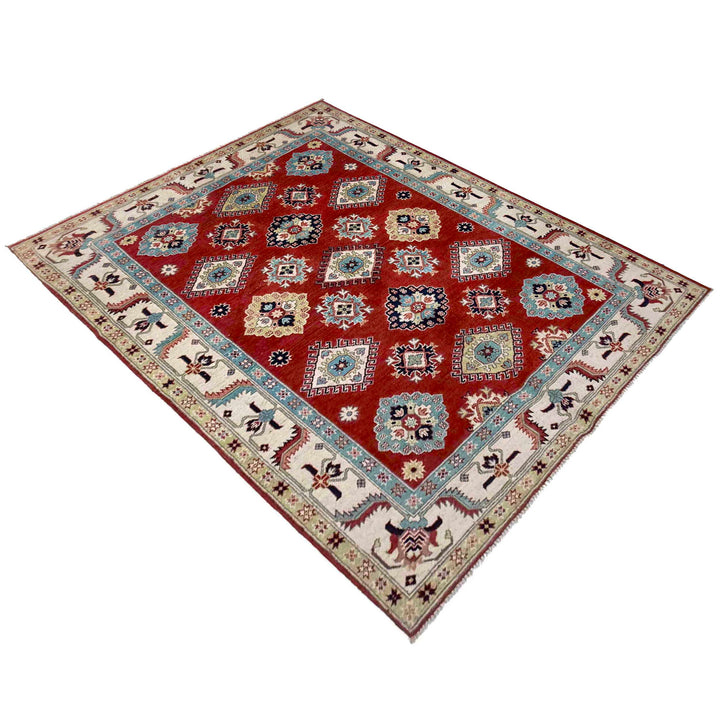 Handmade Kazak Area Rug 5' 0" x 6' 8" - No. AL54689